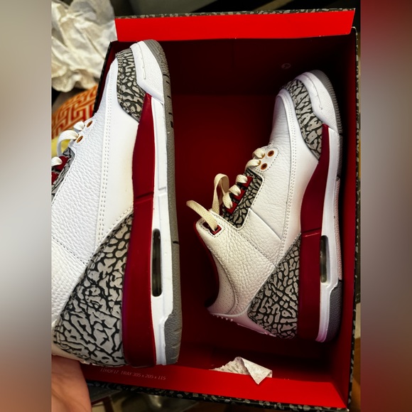 Air Jordan 3 Retro Cardinal Red - Picture 5 of 5